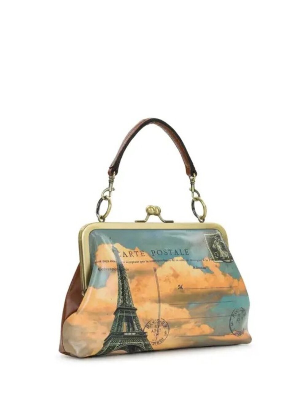 Patricia Nash Vione Frame Bag - Paris Postcard - Picture 4 of 7